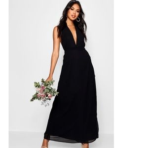 Lola Chiffon Halterneck Maxi Dress